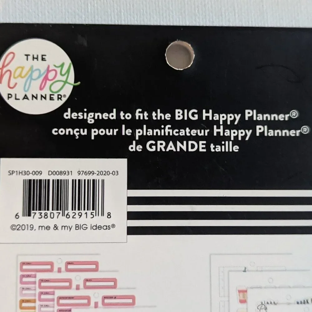 NWT Back to School Happy Planner 'Teacher Icons' 737 pcs Sticker Book Big Class